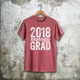 2018 Biology Graduation Biologist Graduate Degree Men's Comfort Colors T-Shirt Crimson