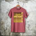 2026 Tennis Senior Brother Graduation Matching Family Men's Comfort Colors T-Shirt Crimson