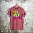 90's Vibe Retro Style Cassette Tape Nostalgia 1990s Party Men's Comfort Colors T-Shirt Crimson