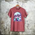 Adorable Book Lover Yeti With Reading Glasses Cute Men's Comfort Colors T-Shirt Crimson Adorable Book Lover Yeti With Reading Glasses Cute Men's Comfort Colors T-Shirt Crimson