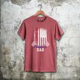 American Flag Go Kart Racing Race Dad Flag Men's Comfort Colors T-Shirt Crimson