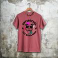 Antisocial Pit Bull Mom Pittie Introvert Dog Lover Pit Bull Raglan Baseball Tee Men's Comfort Colors T-Shirt Crimson