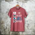 Athletic Trainer Eat Sleep Tape Ankles Graduation Men's Comfort Colors T-Shirt Crimson
