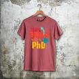 This Badass Has a PhD Doctor Graduation Men's Comfort Colors T-Shirt Crimson