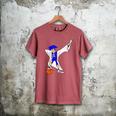 Basketball Dabbing Shirt Senior Graduation Him Her Men's Comfort Colors T-Shirt Crimson