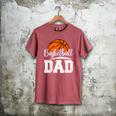 Basketball Dad Basketball Player Game Day Father's Day Men's Comfort Colors T-Shirt Crimson