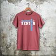 Basketball Senior Night Basketball Senior 2025 Graduation 40 Men's Comfort Colors T-Shirt Crimson