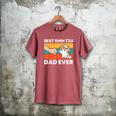 Best Shih Tzu Dad Ever Shih Tzu Men's Comfort Colors T-Shirt Crimson