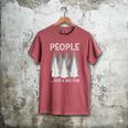 Bigfoot People Not a Big Fan Sasquatch Introvert Men's Comfort Colors T-Shirt Crimson