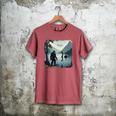 Bigfoot Sasquatch & Loch Ness Monster Introvert Bruh Men's Comfort Colors T-Shirt Crimson