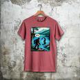 Bigfoot Sasquatch Loch Ness Monster Introvert Bruh Men's Comfort Colors T-Shirt Crimson