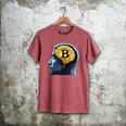 Bitcoin Human Brain Memory Clever Smart Intelligence Men's Comfort Colors T-Shirt Crimson