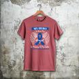 Blue Ribbon In Memory Of My Sister Colon Cancer Awareness Men's Comfort Colors T-Shirt Crimson Blue Ribbon In Memory Of My Sister Colon Cancer Awareness Men's Comfort Colors T-Shirt Crimson