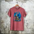 Book Lover Bookworm Reading Books Dragon Premium Tri-Blend Men's Comfort Colors T-Shirt Crimson