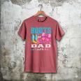 Boots Or Bows Dad Loves You Gender Reveal Party Men's Comfort Colors T-Shirt Crimson
