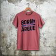 Born To Argue Graduation Lawyer Advocate Attorney Law Men's Comfort Colors T-Shirt Crimson