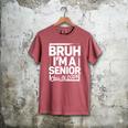 Bruh I'm A Senior 26 Class Of 2026 School Graduation Men's Comfort Colors T-Shirt Crimson