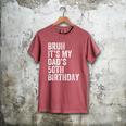 Bruh It's My Dad's 50th Birthday 50 Years Old Dad Men's Comfort Colors T-Shirt Crimson