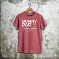 Bunny Dad Definition Rabbit Lover Men's Comfort Colors T-Shirt Crimson