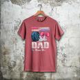 Burnouts Or Bows Your Dad Loves You Gender Reveal Men's Comfort Colors T-Shirt Crimson