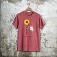 Caring Memory Elephant Sunflower Alzheimer Men's Comfort Colors T-Shirt Crimson