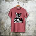 The Cat Father Cool Cat Dad Cat Lovers Men's Comfort Colors T-Shirt Crimson The Cat Father Cool Cat Dad Cat Lovers Men's Comfort Colors T-Shirt Crimson