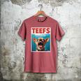 Chihuahua Teefs Top Teeth Chi Jowls Paws Dog Mom Dad Men's Comfort Colors T-Shirt Crimson