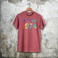 Class Of 1974 School Reunion College Highschool Graduation Men's Comfort Colors T-Shirt Crimson