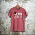 Class Of 2017 Senior Graduation Men's Comfort Colors T-Shirt Crimson