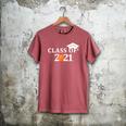 Class Of 2021 Graduation Him Her Basketball Pullover Men's Comfort Colors T-Shirt Crimson