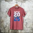 Class Of 2025 Senior Graduation 2025 Blue Men's Comfort Colors T-Shirt Crimson