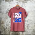 Class Of 2026 Dad Proud Dad Of A 2026 Senior Graduate Men's Comfort Colors T-Shirt Crimson