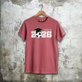 Class Of 2026 Senior 2026 Soccer High School Graduation Men's Comfort Colors T-Shirt Crimson