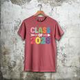 Class Of 2028 Colorful Graduation Men's Comfort Colors T-Shirt Crimson