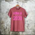 Class Of 2030 Pink Girls Shirt Graduation Men's Comfort Colors T-Shirt Crimson