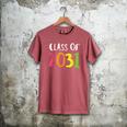 Class Of 2031 Kindergarten Graduation Back To School T-Shirt Men's Comfort Colors T-Shirt Crimson