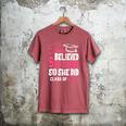 Class Of 2032 She Believed She Could Kids Graduation T-Shirt Men's Comfort Colors T-Shirt Crimson