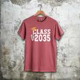 Class Of 2035 Grow With Me Boy Girl First Day Of Graduation Men's Comfort Colors T-Shirt Crimson