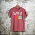 Class Of 2035 Kindergarten Pre K Grow With Me Graduation Men's Comfort Colors T-Shirt Crimson