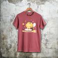 Cute Bee Reading Book Teacher Student Reader Graphic For Men Women Kids Men's Comfort Colors T-Shirt Crimson
