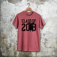 Dabbing Graduation Shirt Class Of 2018 Men's Comfort Colors T-Shirt Crimson