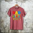 Dad Of The Birthday Boy Building Block Birthday Men's Comfort Colors T-Shirt Crimson