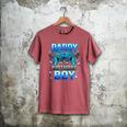 Dad Of The Birthday Boy Cool Gamer Video Game Birthday Men's Comfort Colors T-Shirt Crimson