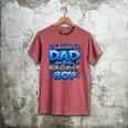 Dad Of The Birthday Boy Matching Family Father Men's Comfort Colors T-Shirt Crimson
