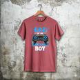 Dad Of The Birthday Boy Matching Video Gamer Birthday Party Men's Comfort Colors T-Shirt Crimson