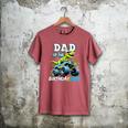 Dad Of The Birthday Boy Monster Truck Dinosaur Party T Rex Men's Comfort Colors T-Shirt Crimson Dad Of The Birthday Boy Monster Truck Dinosaur Party T Rex Men's Comfort Colors T-Shirt Crimson