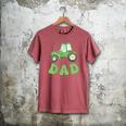 Dad Of The Birthday Boy Tractor Farm Trucks Family Party Men's Comfort Colors T-Shirt Crimson