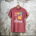 Dad Of The Birthday Capybara Girl Bday Party Family Men's Comfort Colors T-Shirt Crimson