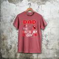 Dad Of The Birthday Girl Family Ladybug Birthday Men's Comfort Colors T-Shirt Crimson