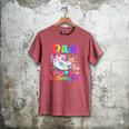 Dad Of The Birthday Girl Skater Roller Skate Family Party Men's Comfort Colors T-Shirt Crimson